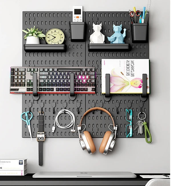 Le Kit d'Organisation Deskwave (Panneau Perforé & Accessoires)