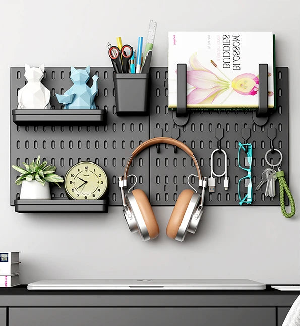 Le Kit d'Organisation Deskwave (Panneau Perforé & Accessoires)