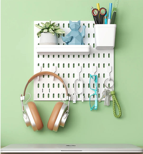 Le Kit d'Organisation Deskwave (Panneau Perforé & Accessoires)
